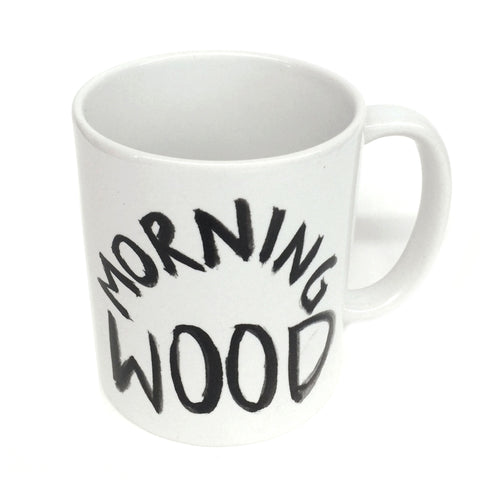 Dirty Dishes. Morning Wood Mug.