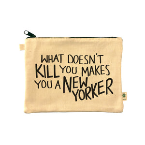 New Yorker. Tote Pouch.