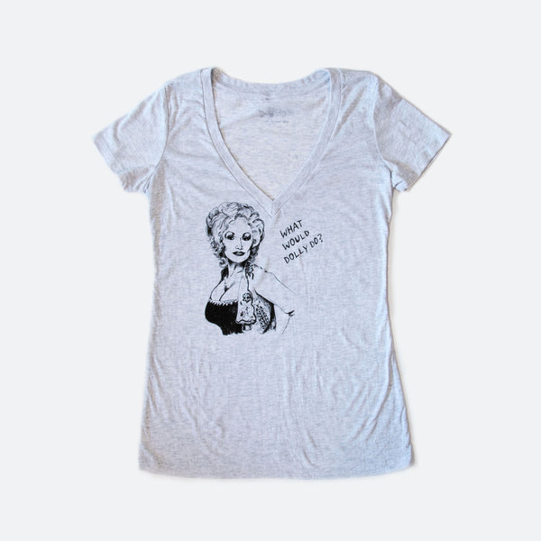 What Would Dolly Do? The V-Neck.